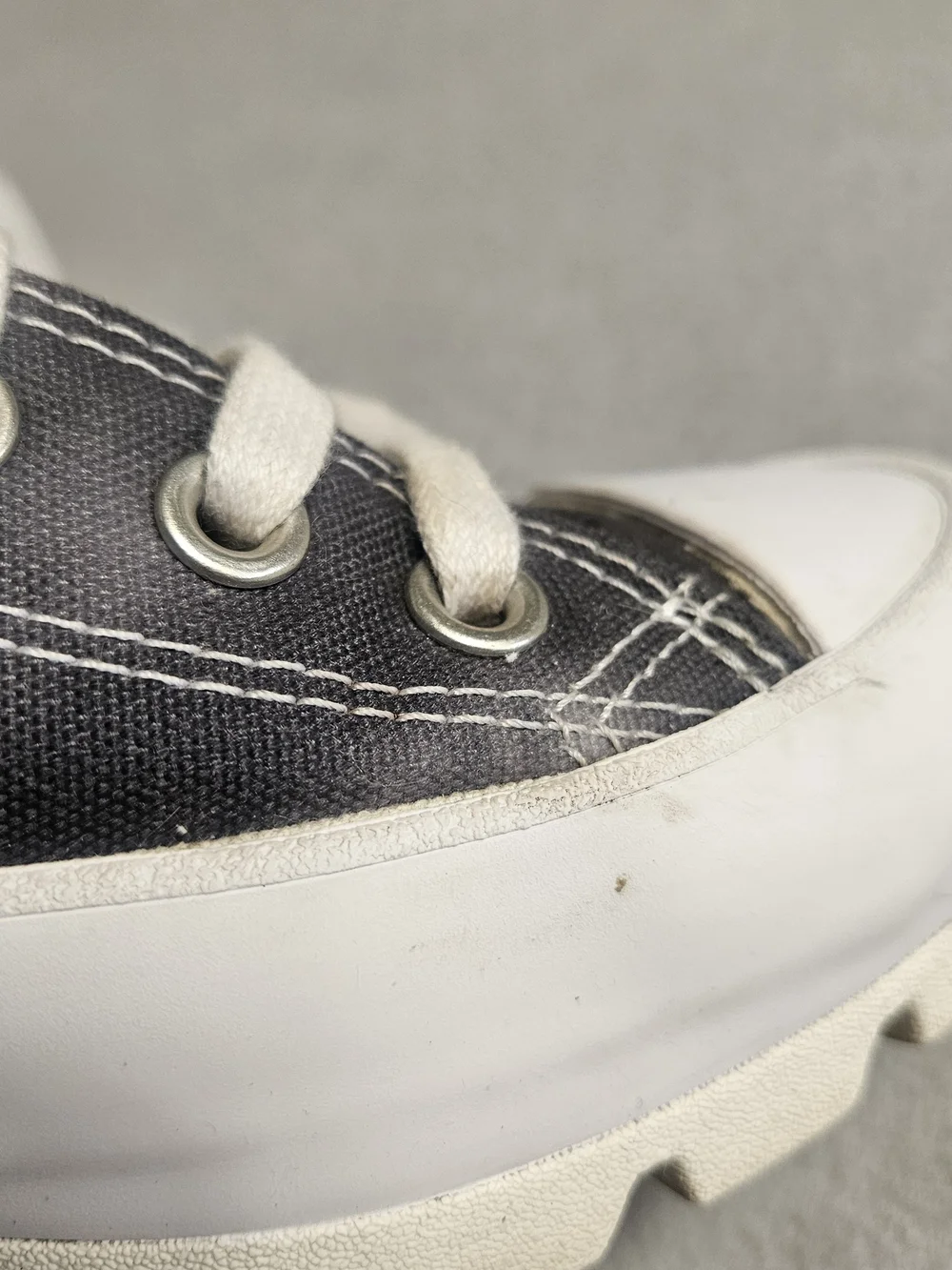 Converse Chuck Taylor Lugged Tie Dye High Top Platform Sneakers Black Grey 9 - Picture 10 of 13